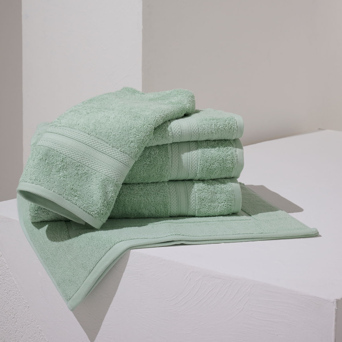 03 02 0092 Jogo de Banho Eternity verde